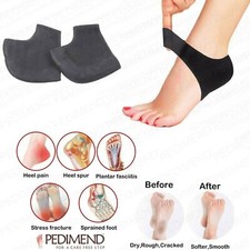 Pedimend Gel Heel Protector Heel Support Pad Plantar Fasciitis Pain Relief 1PAIR