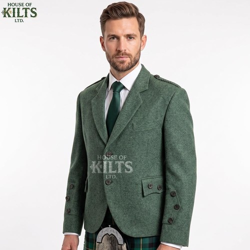 Men lovat green crial argyle - green,