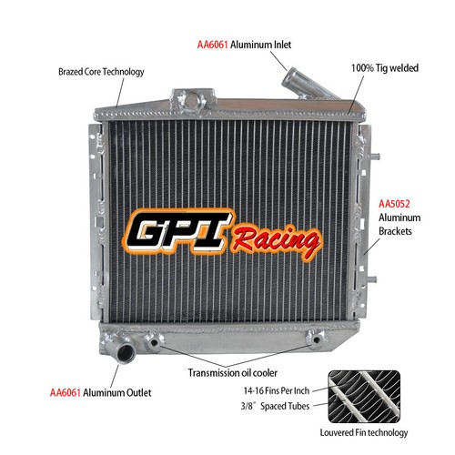 50mm aluminum alloy radiator - alloy,