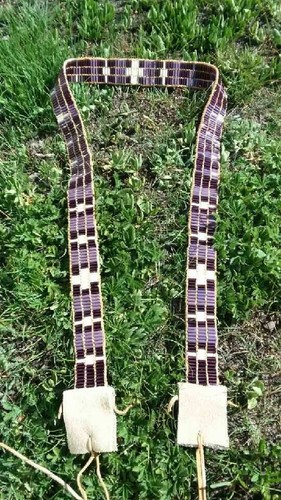 Handmade wampum belt - wampum,