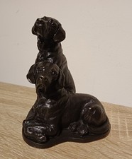 Heredities Bronze Figure -Pair of Labrador