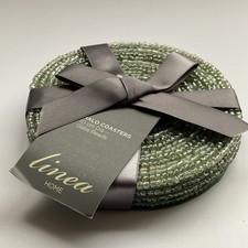 Set of 4 Green Halo Coasters