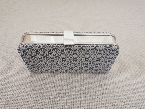 Leko london silver clutch bag - leko,