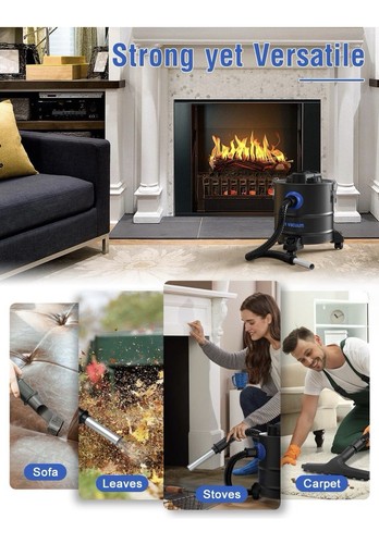 Ash vacuum pellet stove - ash,