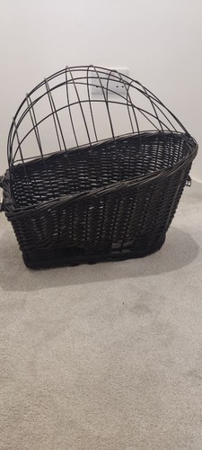 Dog bicycle basket for back - basket,
