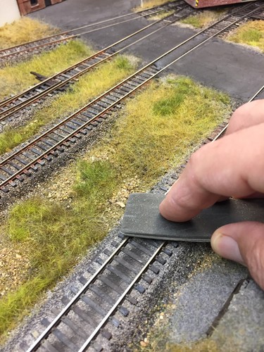 Scale track cleaner rubber - g,