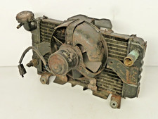 Honda VF500 F2 A radiator and fan assembly.