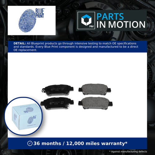Brake pads set - pads, fits