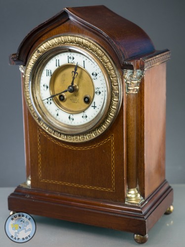 Antique french mantel clock - mantel,