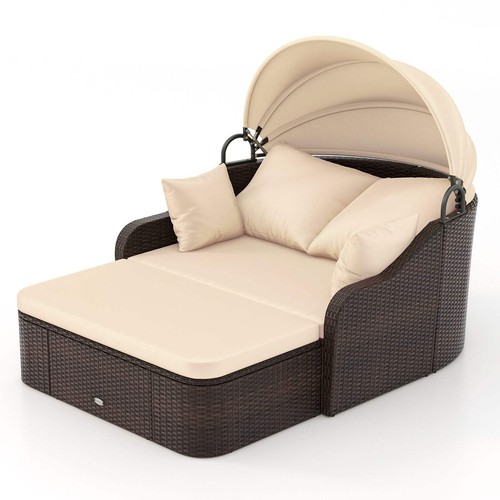 Rattan daybed with - daybed,