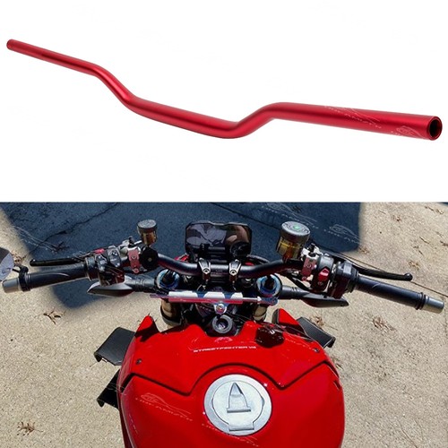 Red 28mm motorcycle handlebar - red,