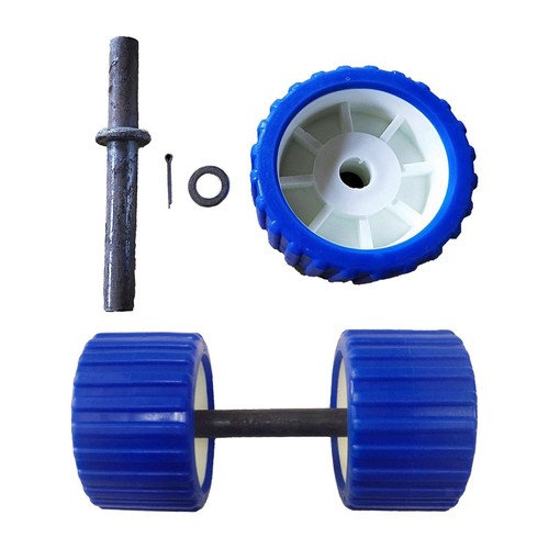 Boat trailer roller wheel set - roller,