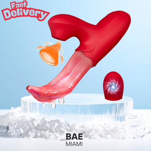 Tongue vibrator licking - tongue,