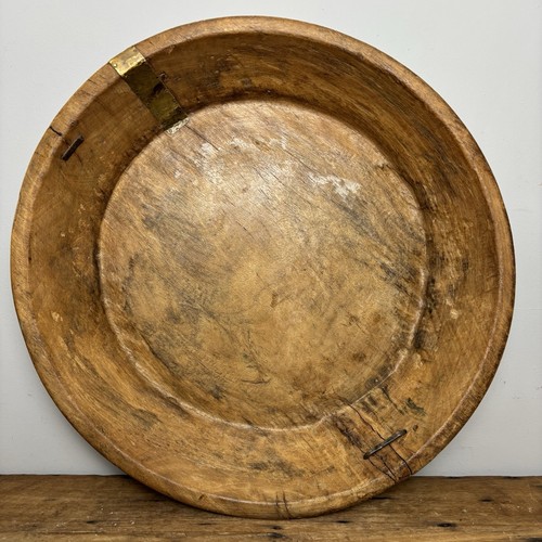 Vintage wooden dough - dough, bowl
