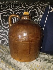 Vintage Stone Ware Whiskey Jug