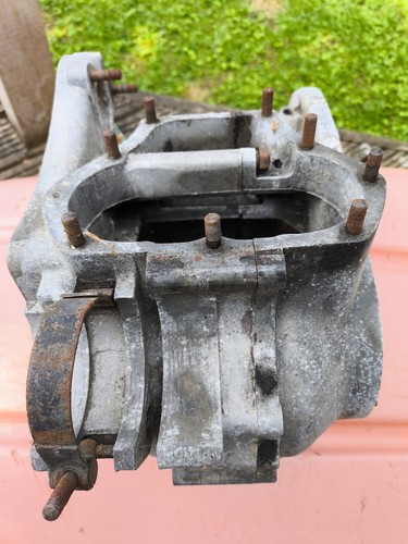Bsa a10 engine crankcases - engine, crankcases.