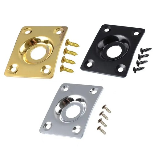 Metal rectangular output jack - metal,