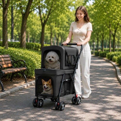 Tier pet stroller for dogs - stroller,