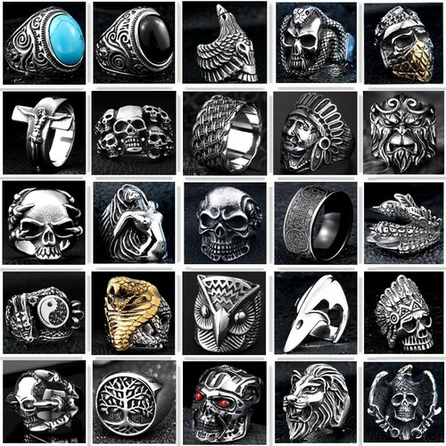 Cool skull man - cool, ring