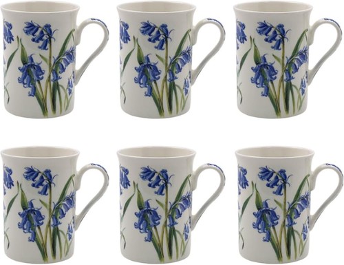 Bluebell coffee mugs - mugs, blue