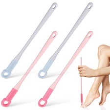  4 Pcs Shower Foot and Back Scrubber in Feet Cleaner between Toes
