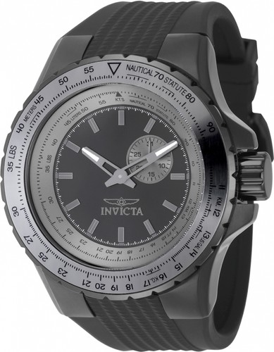 Invicta aviator quartz black - aviator,