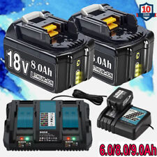 12.0Ah 8.0Ah Battery & Charger For Makita 18V LXT Li-ion BL1830B BL1850B BL1860B