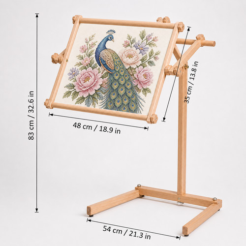 Wood floor embroidery - wood,