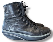 MBT Black Leather Nafasi Mid