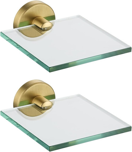 Small floating glass shelves - small,