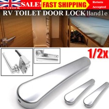 1~2x Silver Toilet Door Handle for Elddis Compass Bailey Hymer Caravan Motorhome