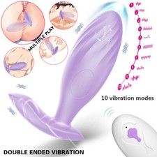 Vibrating Butt Plug Anal Dildo