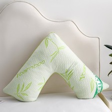 Bamboo V Shaped Pillow Memory