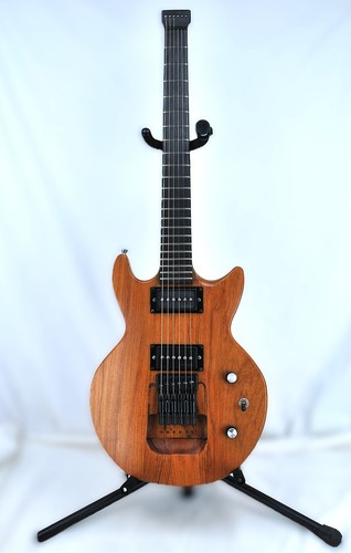 Custom headless guitar teak - guitar,