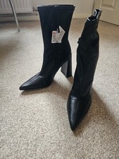 Zara leather ankle boots  UK 6