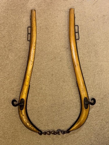Antique pair oak cast - antique,