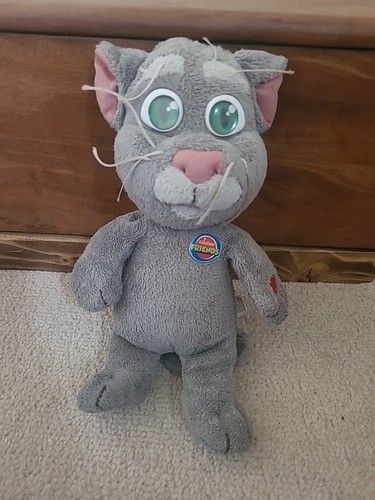 Talking tom cat plush - talking,