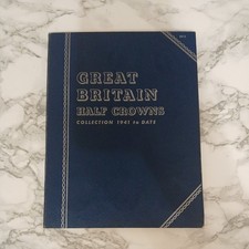 Whitman Coin Folders Empty Great Britain Half  Crowns collection 1941 to Date