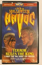 WCW Halloween Havoc 1990 VHS Video Tape Wrestling Turner Home Entertainment Used