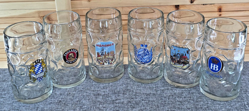 Set german litre beer - set,