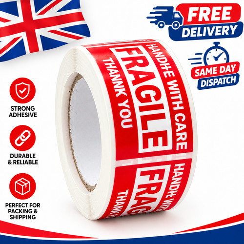 250pcs fragile warning - 250pcs,