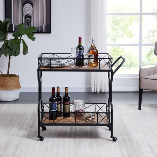 Industrial bar cart drinks - industrial,