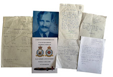 WW2 RAF PHOTO, LETTERS X5 SERVICE OF REMEMBRANCE 57 & 630, SDNS EAST KIRKBY