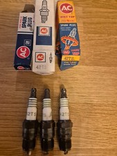 New Old Stock 42TS AC Delco Spark Plugs, for Vauxhall Victor FD, Viva etc