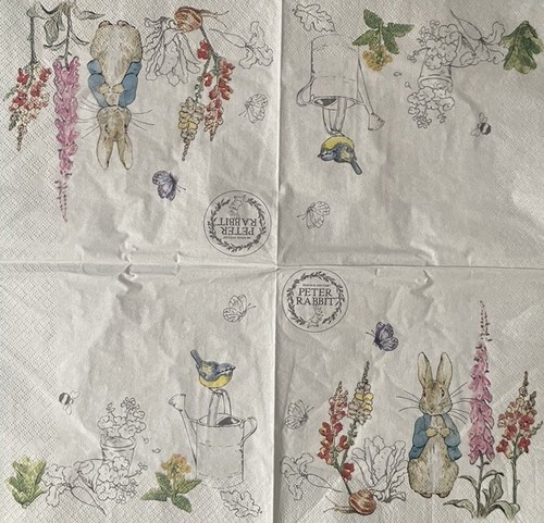 Peter rabbit single paper - x,