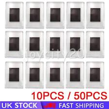 10-50PC Blank Acrylic Clear Fridge Magnet Personalise DIY Photo Insert - 70x45mm