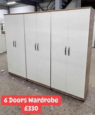 Brand New 6 Doors Cupboard/Wardrobe Only £330 With FREE ASSEMBLY ❤️ 
