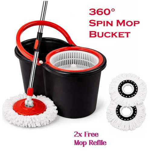 360 spin mop bucket set - mop,