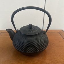 Tea Pot Kettle Black Cast Iron