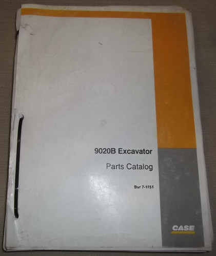Case 9020b excavator - excavator, parts